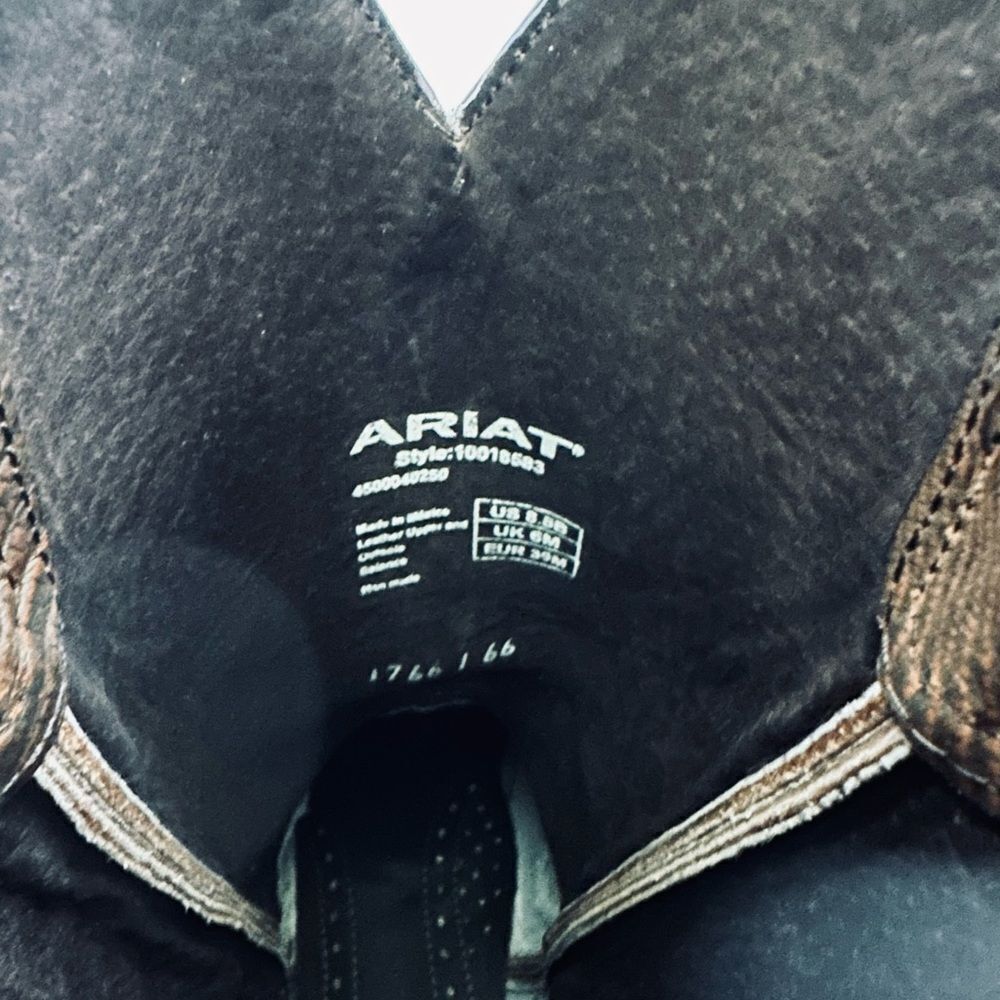Ariat Alamar Lizard Embossed Cowboy Boots - Picture 10 of 11